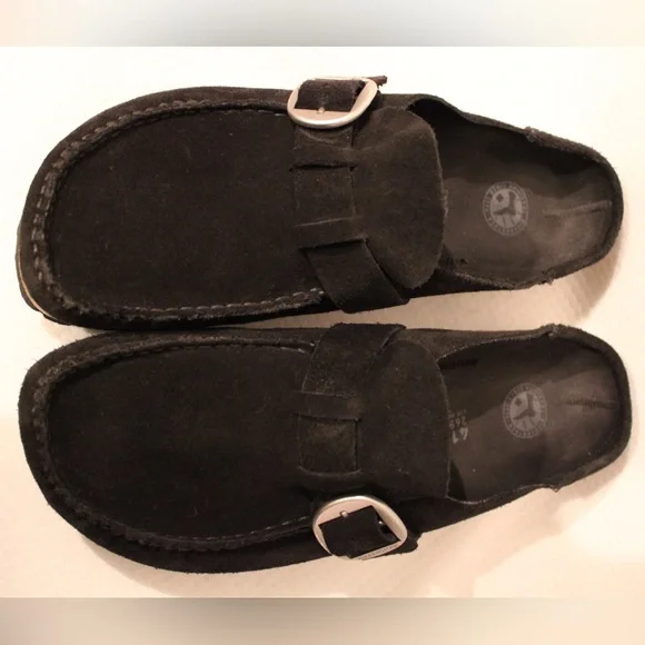 Birkenstock Black Buckley Clog Slip-on Moccasin Women's Size EU 41 / US 10 - Picture 9 of 11